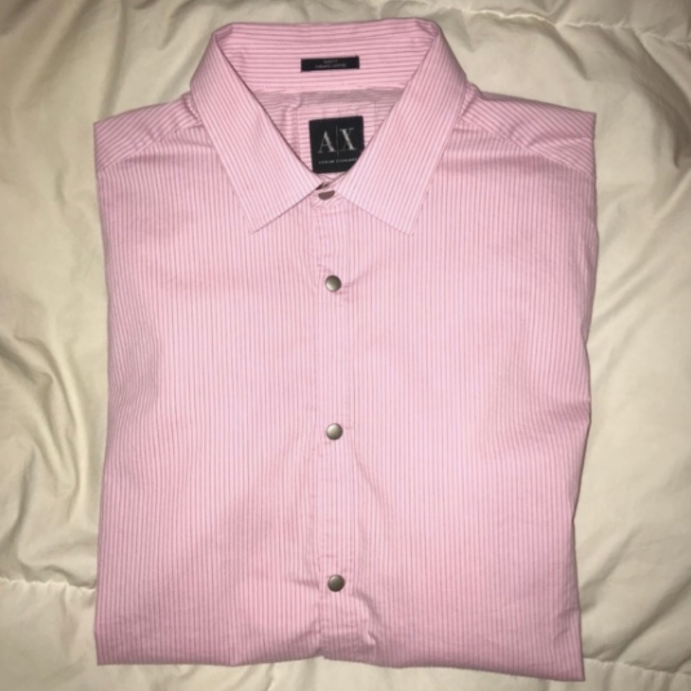 Armani Exchange Button Down Shirt   SIZE Large